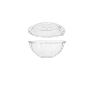 Ensaladera Grande de Cristal con Tapa