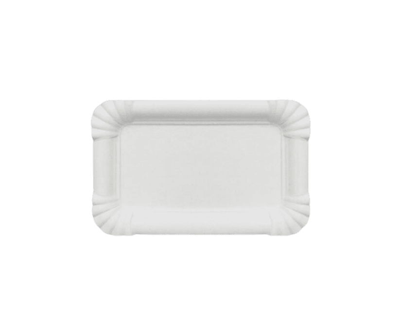 Bandejas de Cartón Satinadas Rectangulares