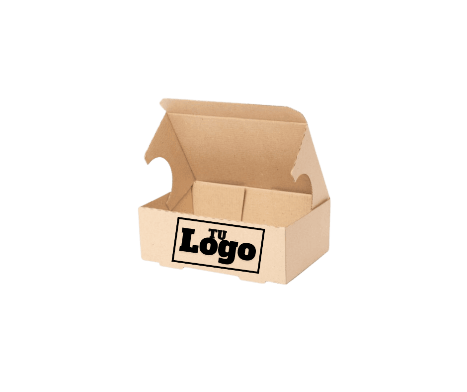 Caja de Empanadas con el logo del Cliente